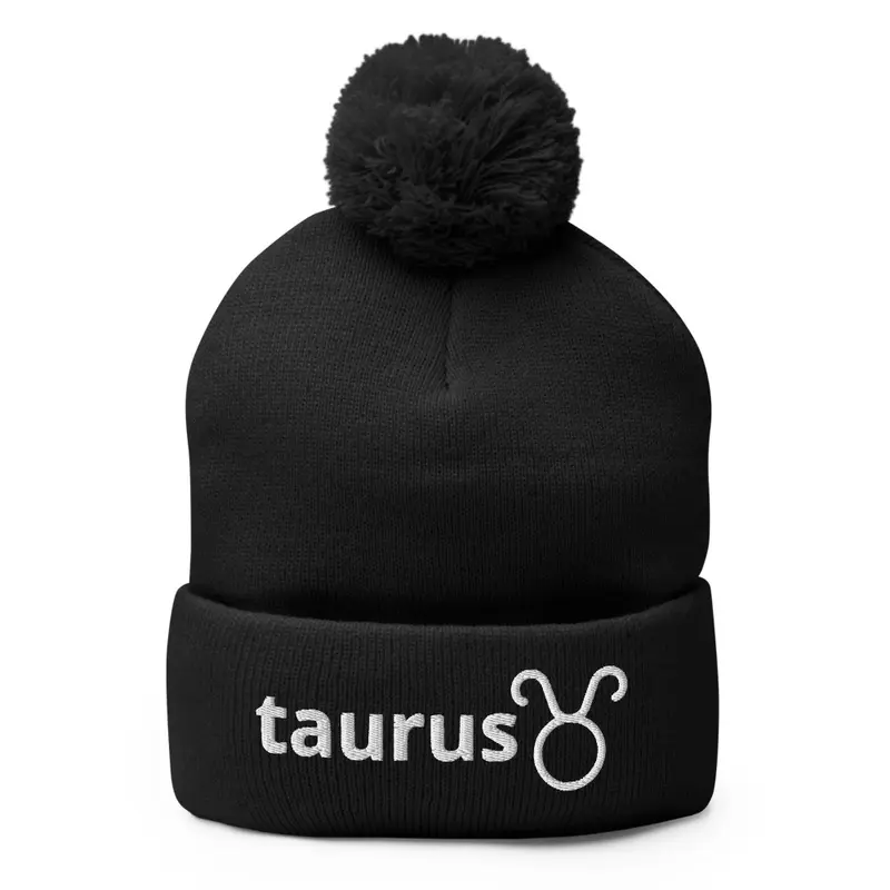 Taurus Embroidered Knit Hat