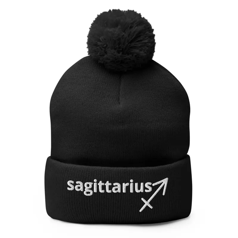 Sagittarius Embroidered Knit Hat