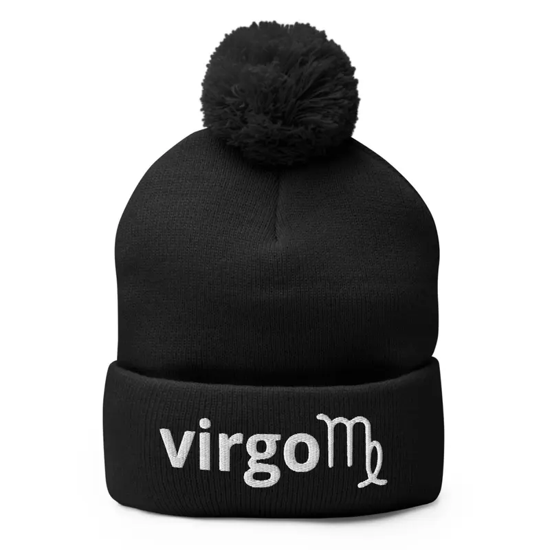 Virgo Embroidered Knit Hat